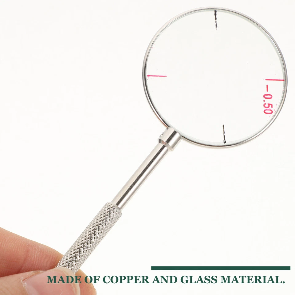 Lente de óculos 2 peças lente óptica dioptria de vidro cilindro lente ferramenta - Imagem 3 de 4