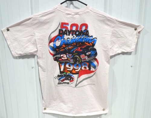 Vintage Dale Earnhardt Shirt Daytona 500 1998 Champion XL Light Pink Never Worn - Picture 5 of 5