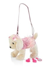 Poochie  Co Lucy the Labrador Plush Purse with Play Grooming Kit
