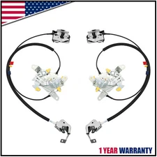 Rear Left&Right Door Latch Lock Cable Extended Cab For Ford F250 F350 Super Duty