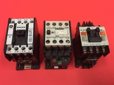 Mixed Lot of (3) - Fuji, Siemens & General Electric Contactor