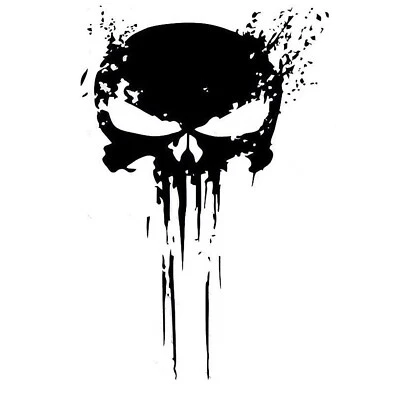 Skull XL Aufkleber Ca. 30x20 Totenkopf Auto Sticker Punisher Schädel Tuning - Bild 1 von 4