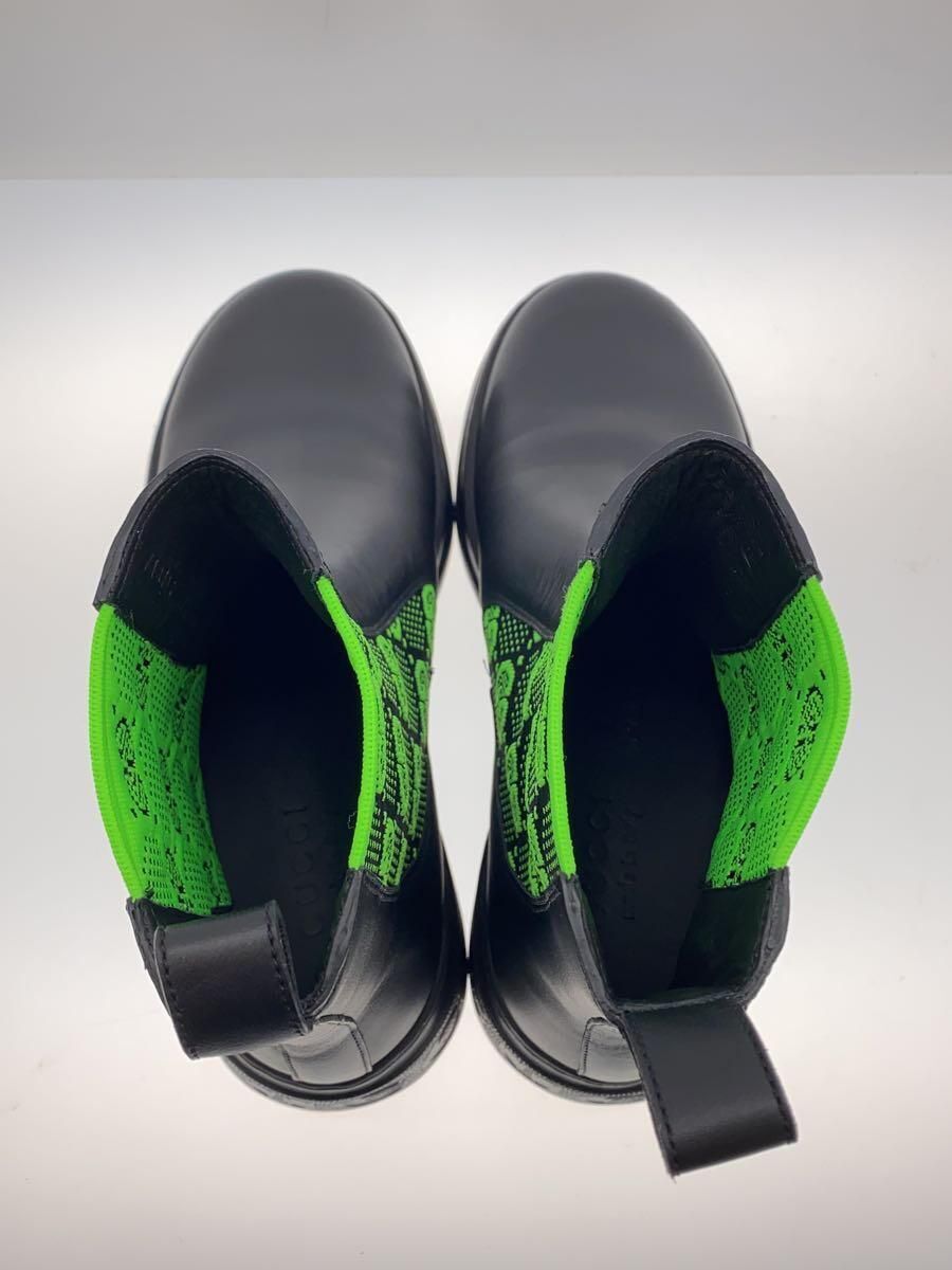 GUCCI side gore boots US 7.5 Black leather 718713 GG jersey GUCCI side gore boots US 7.5 Black leather 718713 GG jersey