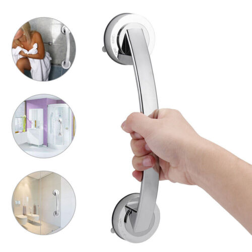 Bath Shower Grip Handle Bathroom Suction Cup Grab Bar Safety Rail Tub Support - Picture 7 of 8