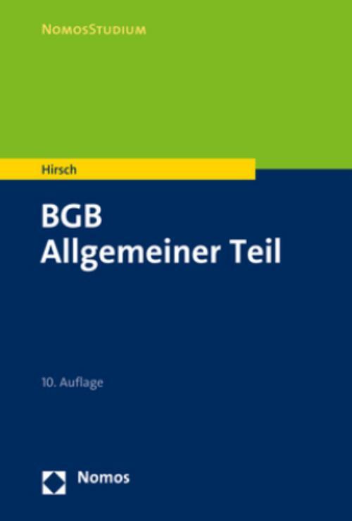 Thumbnail - Bgb Christoph Hirsch 9783848747085