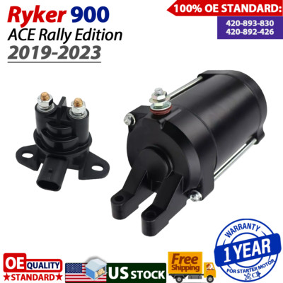 Starter for Can-Am Ryker 900 ACE Rally Edition 2019-2023 with Relay 