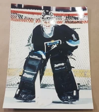 Manon Rheaume Autographed Photo 8x10 NHL HOCKEY signed