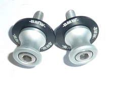 BMW S1000RR 2010-2024 SILVER PADDOCK STAND BOBBINS COTTON REELS SPOOLS REAR LIFT