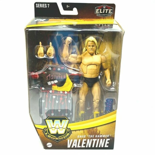 Wwe Mattel Rétro Serie Greg The Hammer Valentine Wrestling Figure Wwf