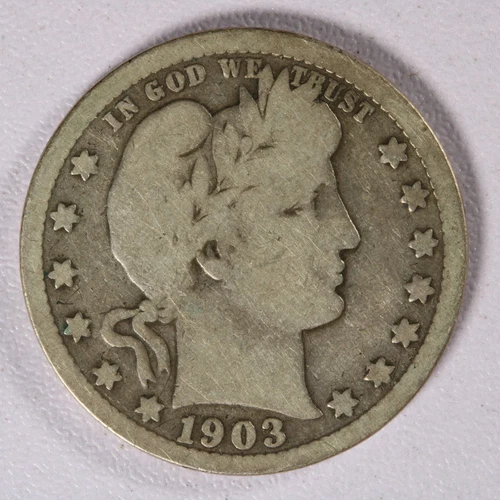 1903 Barber Silver Quarter 25C-G