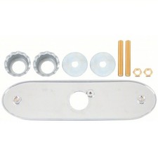 CHICAGO FAUCETS WWG240.628.21.1 8 Inch Chrome Faucet Deck Plate Sink Hole Cover