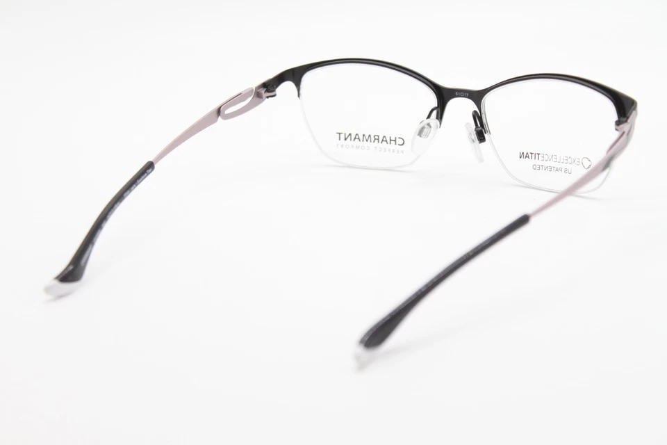 NUEVAS GAFAS ENCANTADORAS PERFECTAS CONFORT CH10606 BK2 NEGRAS ROSA AUTÉNTICAS 51-17 Foto 3 de 4