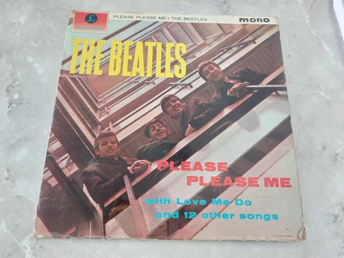 The Beatles ~ Please Please Me ~ MONO VINYL LP PMC 1202 (1963) GOOD+