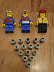 LEGO 4565 - Heavy Cargo Train 9V Railway Freight And Crane Railway - 100%