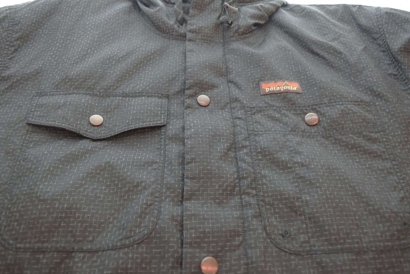 Patagonia Mountain Puff Jacket XL Black Nylons Used From Japan thumbnail 3