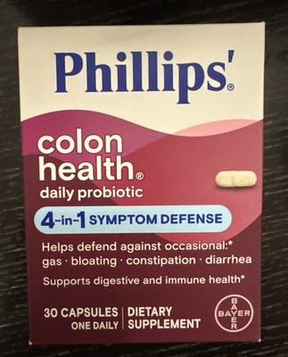 Phillips Colon Health Probiotic Supplement - 30 Capsules - Exp 02/2027