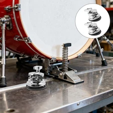  2pcs Drum Leg Bracket Base Metal Instrument Stand Feet Holder Stable Percussion