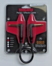Mogami Pedal / Effects Cable Gold 01 (10 in.) 01 RR Sealed New