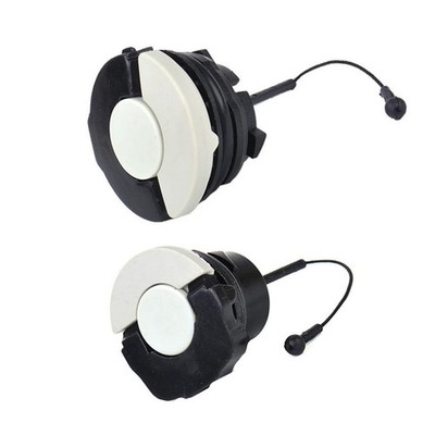 2Pcs Chainsaw Fuel Gas Cover + Oil Filler Cap Kit for Stihl MS260 MS381