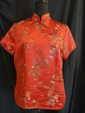Bluse•Qipao•Asia•Dragon•40•sehr gut•