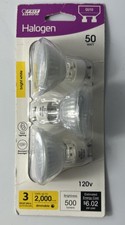 Feit GU10 Bulb, 50W MR16 500 Lumens Bright White Light Bulbs