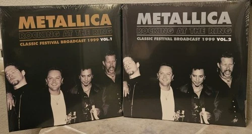 Metallica "Rocking At The Ring" Festival Broadcast Vol 1 & 2 Vinyl 4x LP's