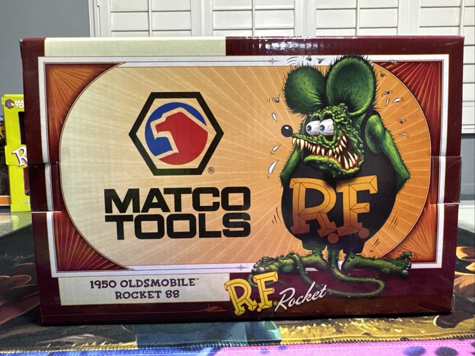 Matco Tools Edición 2014 Rat Fink Big Daddy Roth 1950 Oldsmobile Diecast (RARO) Foto 3 de 4