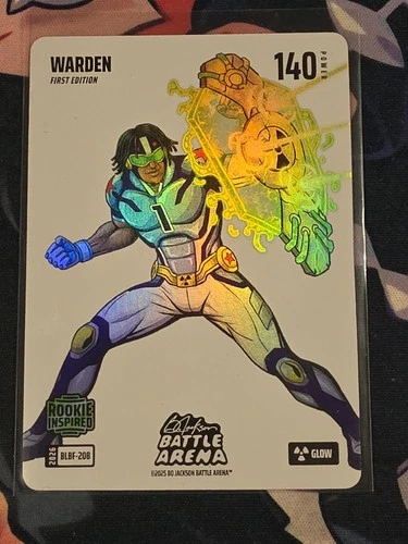 2026 Bo Jackson Battle Arena Warden BLBF-208 Blizzard Battlefoil Glow