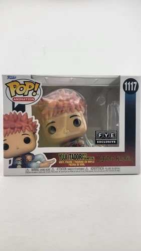 FUNKO POP! #1117 YUJI ITADORI W/ TSUKAMOTO DOLL JUJUTSU KAISEN FYE EXCLUSIVE NEW