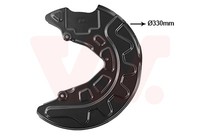 VAN Wezel Ankerblech FüR Bremsscheiben Durchmesser-Ø312Mm Vorne Links FüR VW