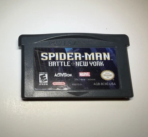 Spider-Man Battle For New York 2006 Game Boy Advance GBA Cartridge Only