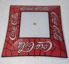 Vintage Tiffany Style Coca Cola Ceiling Light Shade Glass Lamp Cover Fixture