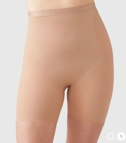 Wacoal 808487 Shape Revelation Straight High Waist Thigh Shaper S Praline NWT - product listing photo
