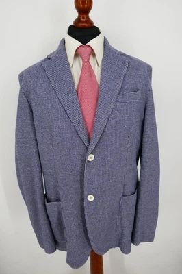 Circolo Sakko Gr.54 Baumwolle Mix Grau Blau White Label Top Zustand - Bild 1 von 4