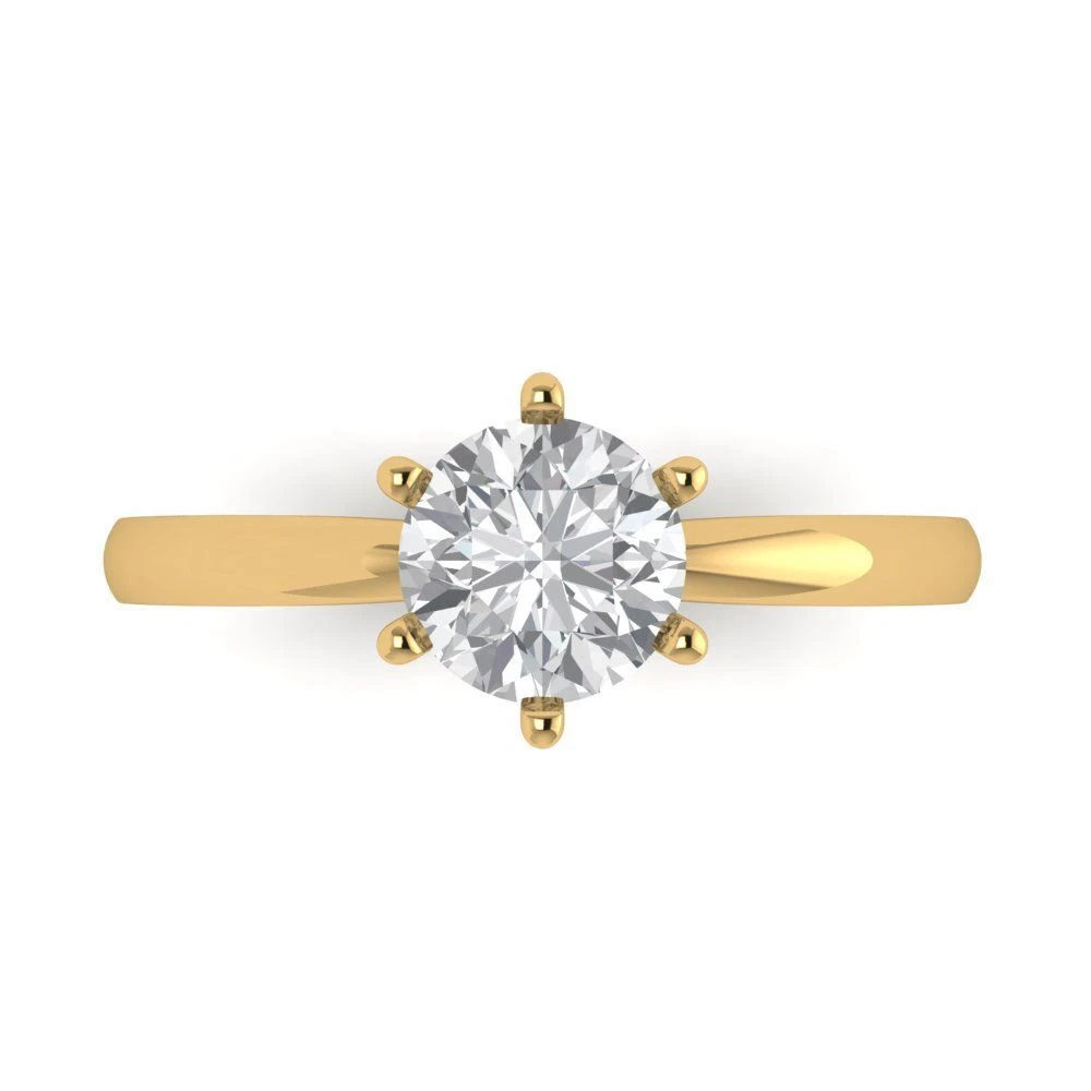 Single diamond gold shop ring price