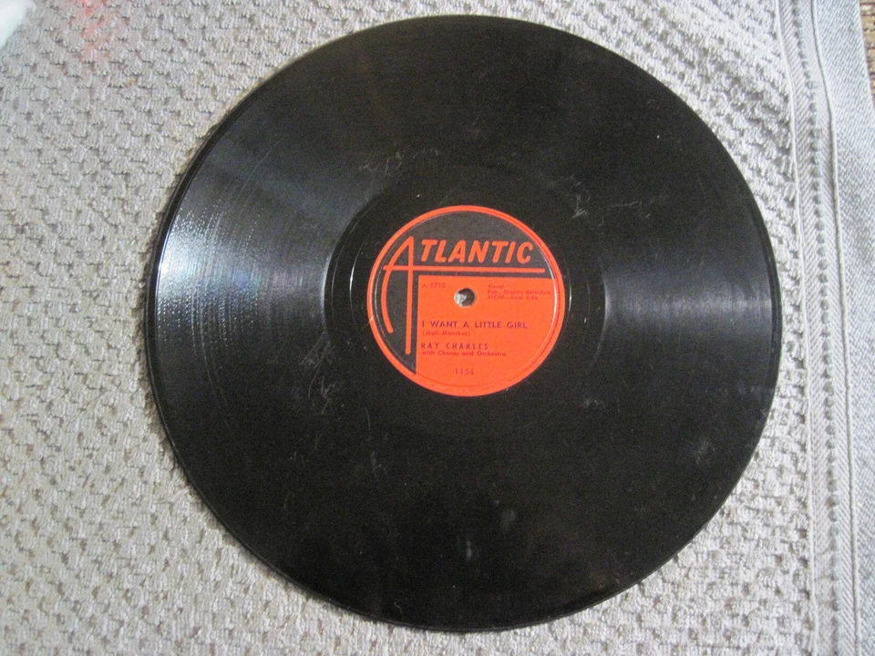R&B 78 - Ray Charles -I want a little girl / swanee river rock - Atlantic - Image 3 of 3