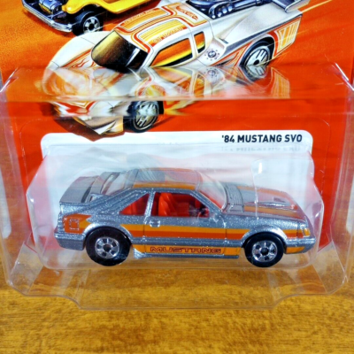Hot Wheels The Hot Ones '84 Mustang SVO Silver BW Blackwall