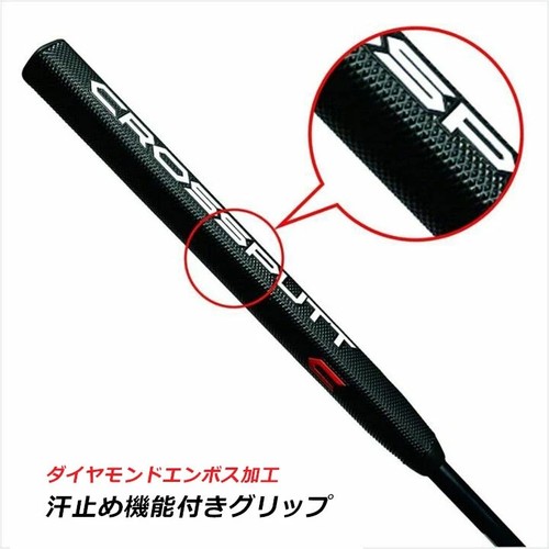 CROSSPUTT Putter Blue 34ich Stealth2.0 Golf Mallet Type Patented 2 Line USGA - Picture 3 of 7