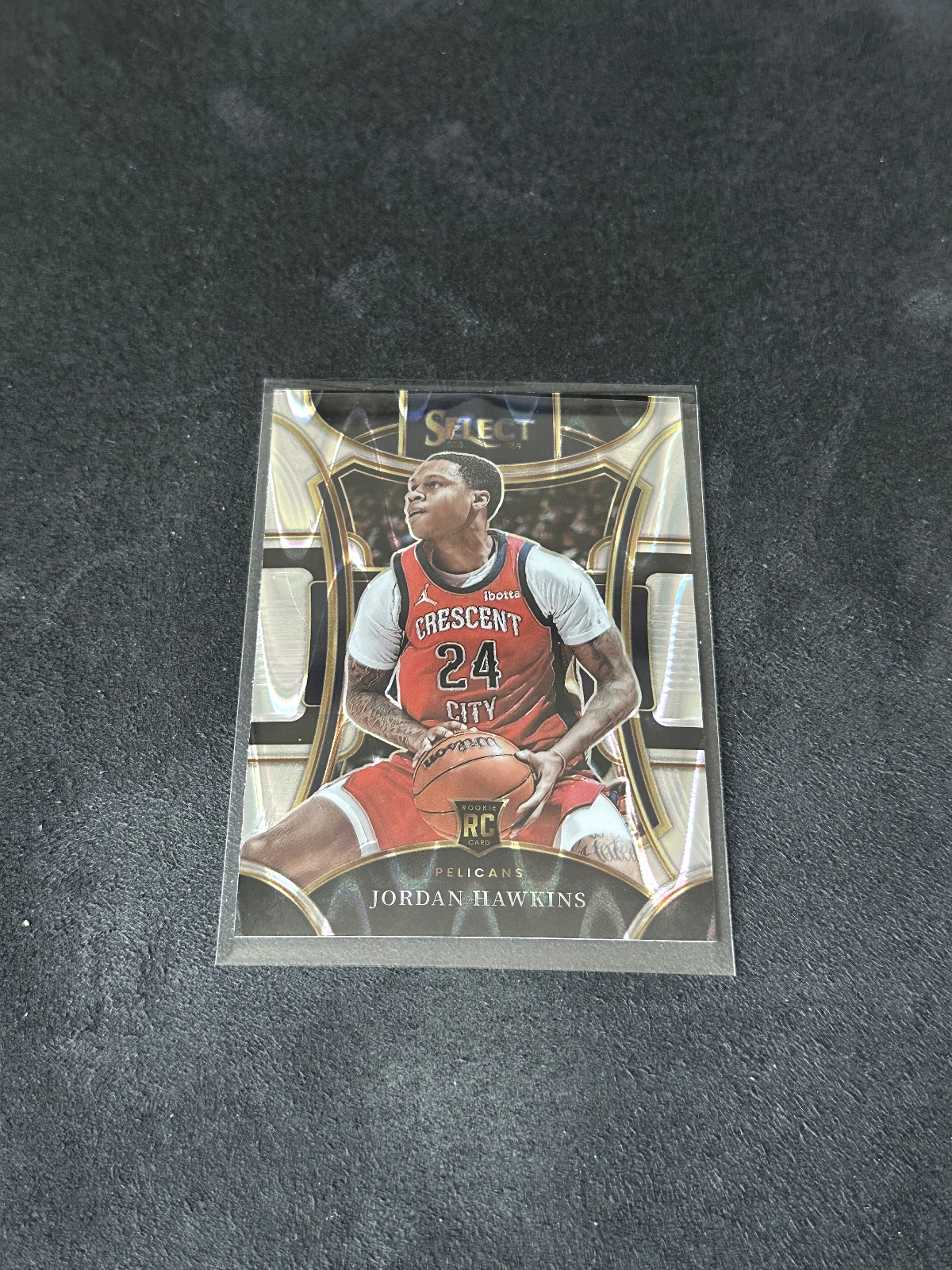 Jordan Hawkins 2023-24 Panini Select Mezzanine Tectonic Prizm RC #334