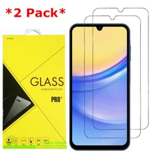 2-Pack Premium 9H Tempered Glass Screen Protector For Samsung Galaxy A15 5G
