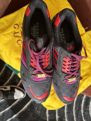 Size 13 - Adidas x Gucci ZX 8000 Black GG Monogram | eBay Size 13 - Adidas x Gucci ZX 8000 Black GG Monogram | eBay