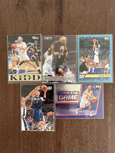 Jason Kidd 5 Card Lot! Fleer, Upper Deck, Own The Game! SI Kids!