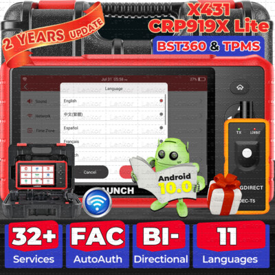 LAUNCH X431 CRP919X Lite Bidirectional Scanner Full System Diagnostic K*y Coding