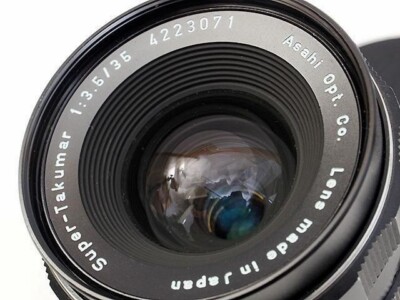Pentax Super Takumar 35mm F3.5 Wide Angle Prime Lens M42 Excellent