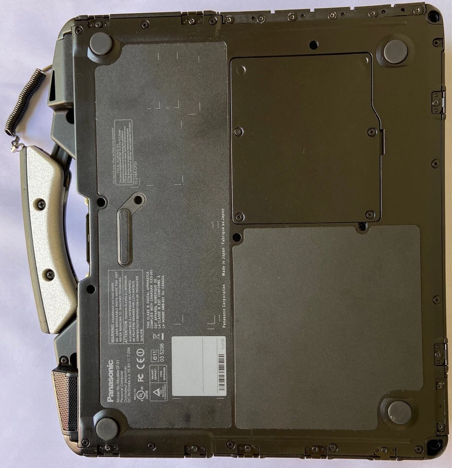 TOUGH MOBILE TECH BLACK Panasonic CF-31 MK3 8GB.256GB SSD DVD Win10 Pro - Image 4 of 4