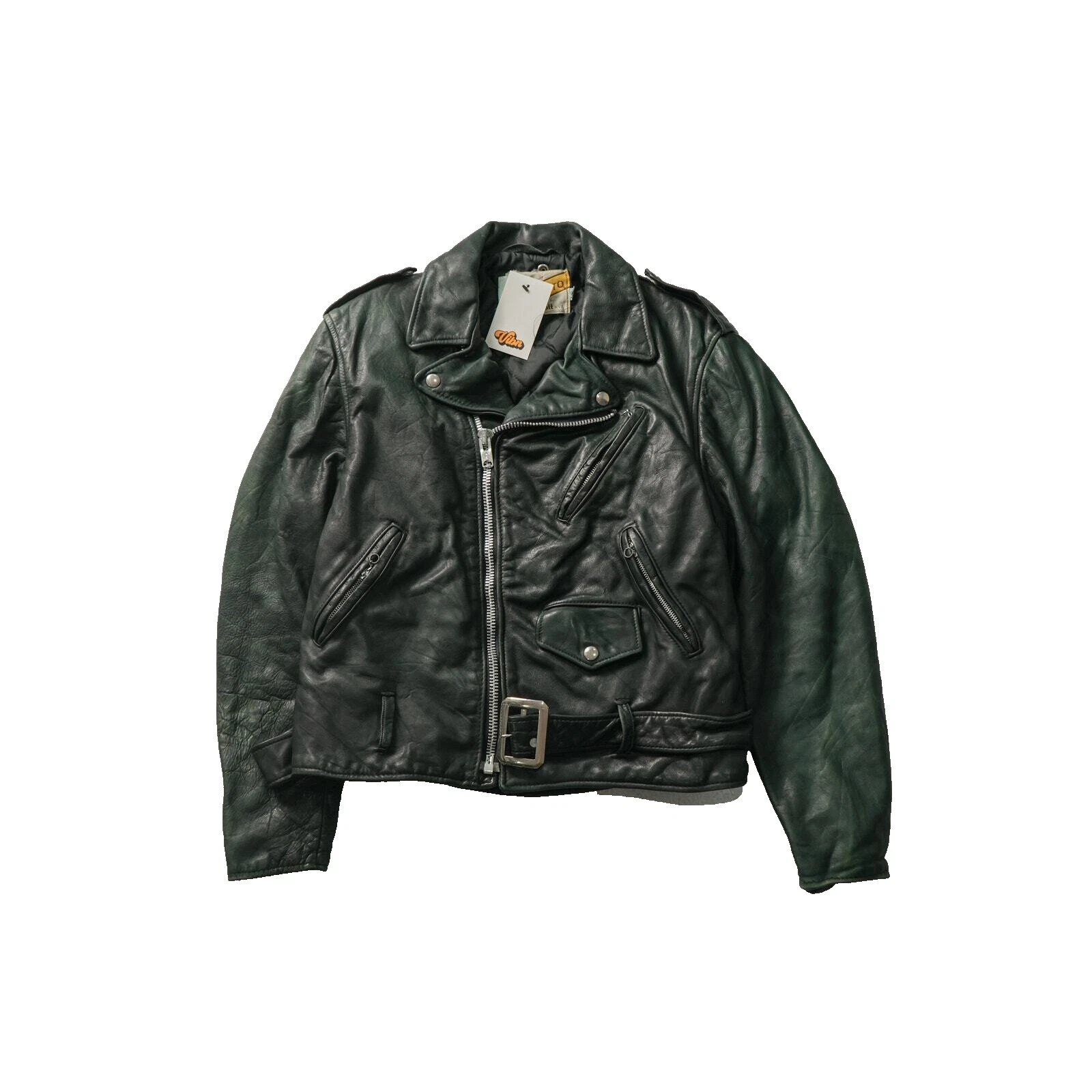 Chaqueta de Cuero SCHOTT Vintage abrigos, chaquetas y chalecos para Mujeres