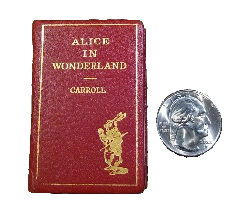 Alice in Wonderland Miniature Antiquarian & Collectible Books