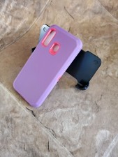 For Samsung Galaxy A20 Case camo Cover(Belt Clip Fits Otterbox Defender Series)