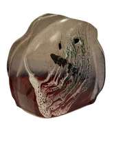 Abstract Ceramic Sculpture - Bold Earth Tones, Modern Décor, Unique Art Piece