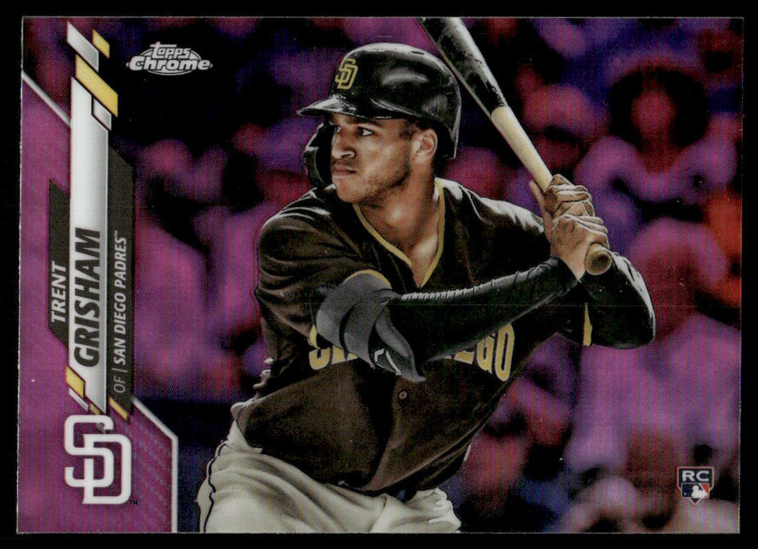 2020 Topps Chrome - Pink Refractor #101 Trent Grisham (RC)